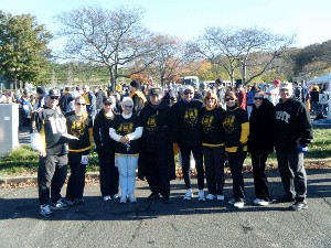 The chapter's Young AFCEANs participate in the Lt. Dennis W. Zilinski II Memorial Run in November.